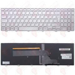 Dell inspiron P36F, P36F001 Klavye Tuş Takımı Tuş Seti Led Işıklı Gri Türkçe