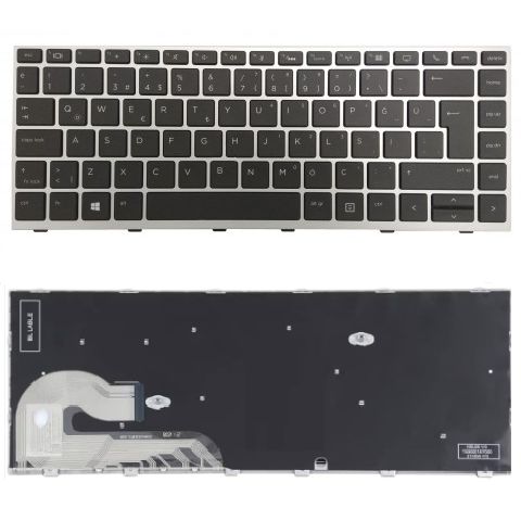 Hp L15542-001, L15542-141, L29189-001, L29189-141 Uyumlu Klavye Tuş Takımı Tuş Seti Siyah Türkçe