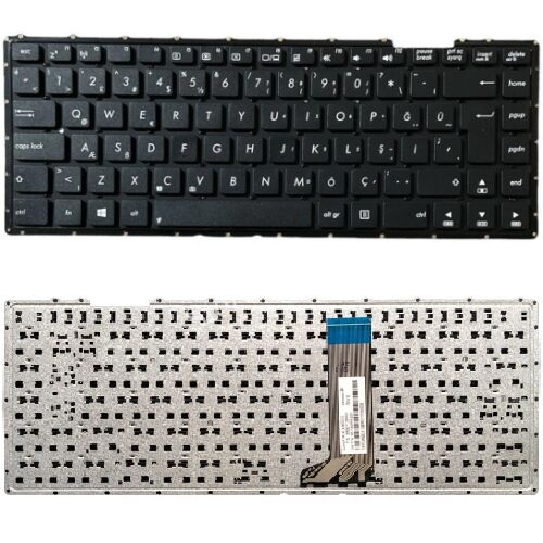 Asus A451, A451C, A451CA, A451MA, A451MAV Klavye Tuş Takımı Tuş Seti Siyah Türkçe