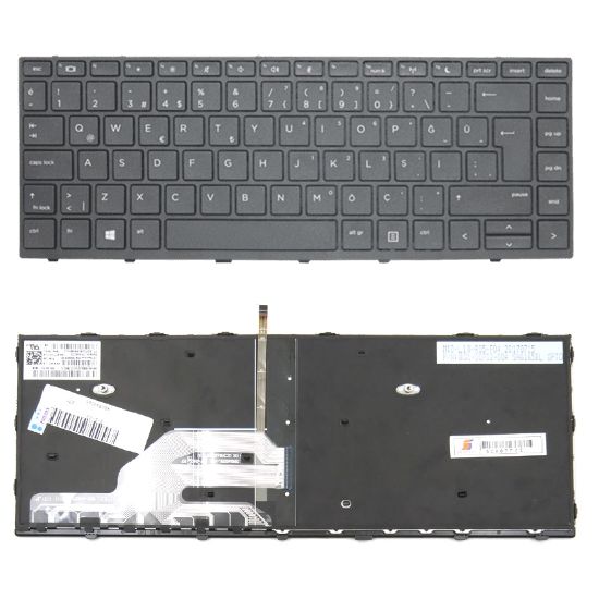 Hp mt21 Mobile Thin Client Klavye Tuş Takımı Tuş Seti Led Işıklı Siyah Türkçe