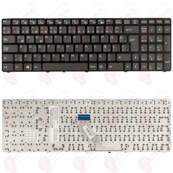 Casper Nirvana CKY.3230-8L35V-S, CKY.3230-8N45V-B Klavye Tuş Takımı Tuş Seti Siyah Türkçe