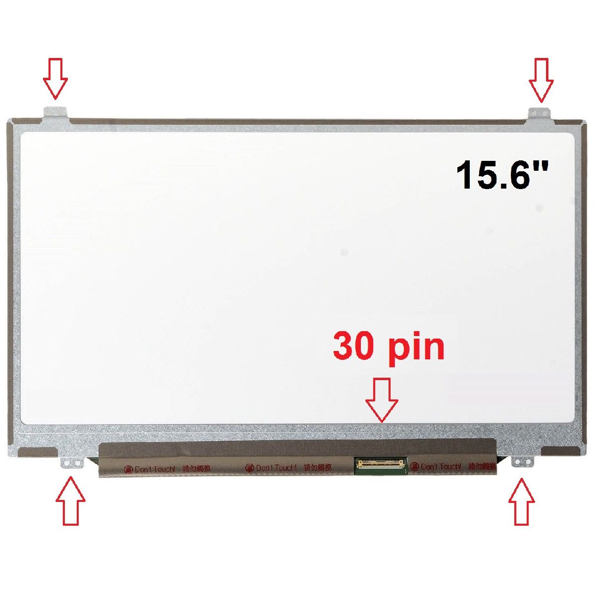 Asus A540S, A540SA, A540SC, A540Y, A540YA Ekran 15.6 Slim 30 Pin Screen