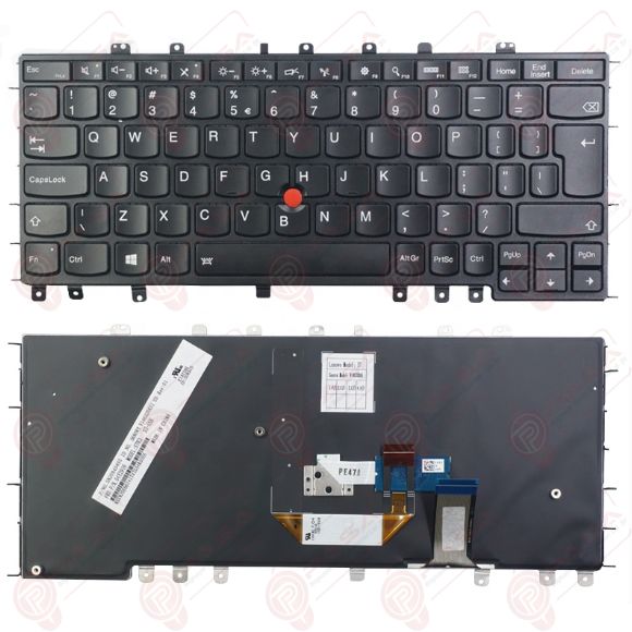 Lenovo 04Y2944, 04Y2951 Klavye Led Işıklı Siyah TR