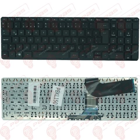 Hp 763578-001, 763578-141, 763733-001, 763733-141 Klavye Tuş Takımı Tuş Seti Siyah Türkçe