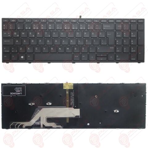 Hp SG-87800-XUA, SG-87810-XUA Klavye Tuş Takımı Tuş Seti Led Işıklı Siyah Türkçe