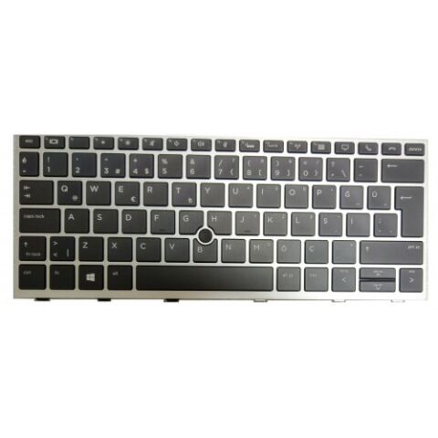 Hp L13697-001, L13697-141, L13698-001, L13698-141 Uyumlu Klavye Tuş Takımı Tuş Seti Işıklı Siyah TR