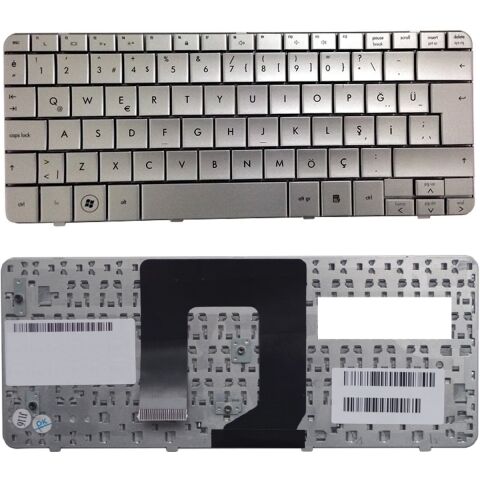 Hp Pavilion DM1-1010ET, DM1-1010ST, DM1-1110ET Klavye Tuş Takımı Tuş Seti Gri Türkçe