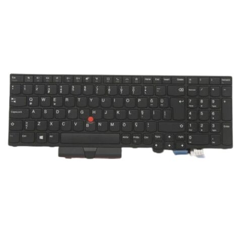 Lenovo ThinkPad P15 Gen2, 20YQ, 20YR Uyumlu Klavye Tuş Takımı Tuş Seti Siyah Türkçe