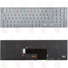 Sony V141806BK1, V141806BS1 Klavye Led Işıklı Gri TR