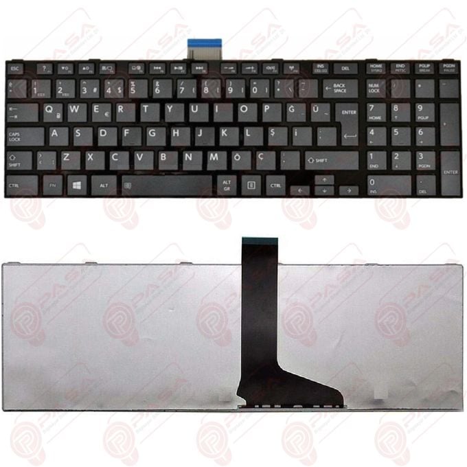 Toshiba Satellite C75-A, C75D-A, C75DT-A, C75T-A Adaptasyonlu Klavye Tuş Takımı Siyah TR