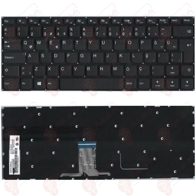 Lenovo 5CB0L45226, 5CB0L45292 Klavye Tuş Takımı TR Q Siyah Dizüstü Klavye