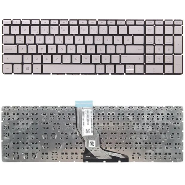 Hp Pavilion Gaming 15-EC0006NT, 15-EC0007NT Klavye Tuş Takımı Türkçe Gümüş Q Notebook Klavye