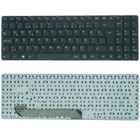 Casper Nirvana CLC.4030-4L05T-B, CLC.4030-4L05X Uyumlu Klavye Tuş Takımı Tuş Seti Siyah Türkçe
