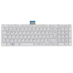 Toshiba Satellite C850-187, C850-18W, C850-18X Klavye Beyaz Tuş Takımı Tuş Seti Çerçeveli Tip Türkçe