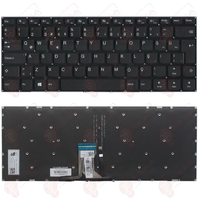 Lenovo ideaPad 310s-14IKB, 80UY Klavye Led Işıklı Siyah TR