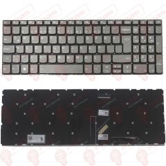 Lenovo 5CB0Q62240, 5CB0Q62260, 5CB0U42561, 5CB0R07192 Klavye Tuş Takımı Tuş Seti Gri Türkçe