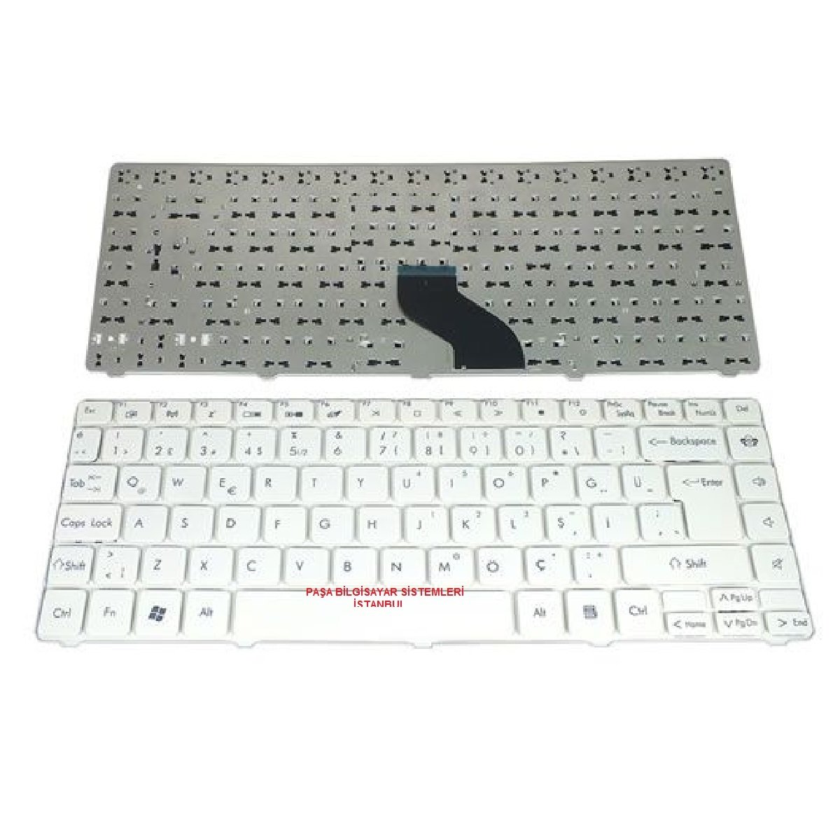 Acer Aspire 4810, 4810G, 4810T, 4810TG, 4810TZ, 4810TZG, 4810Z Klavye Beyaz Tuş Takımı Türkçe