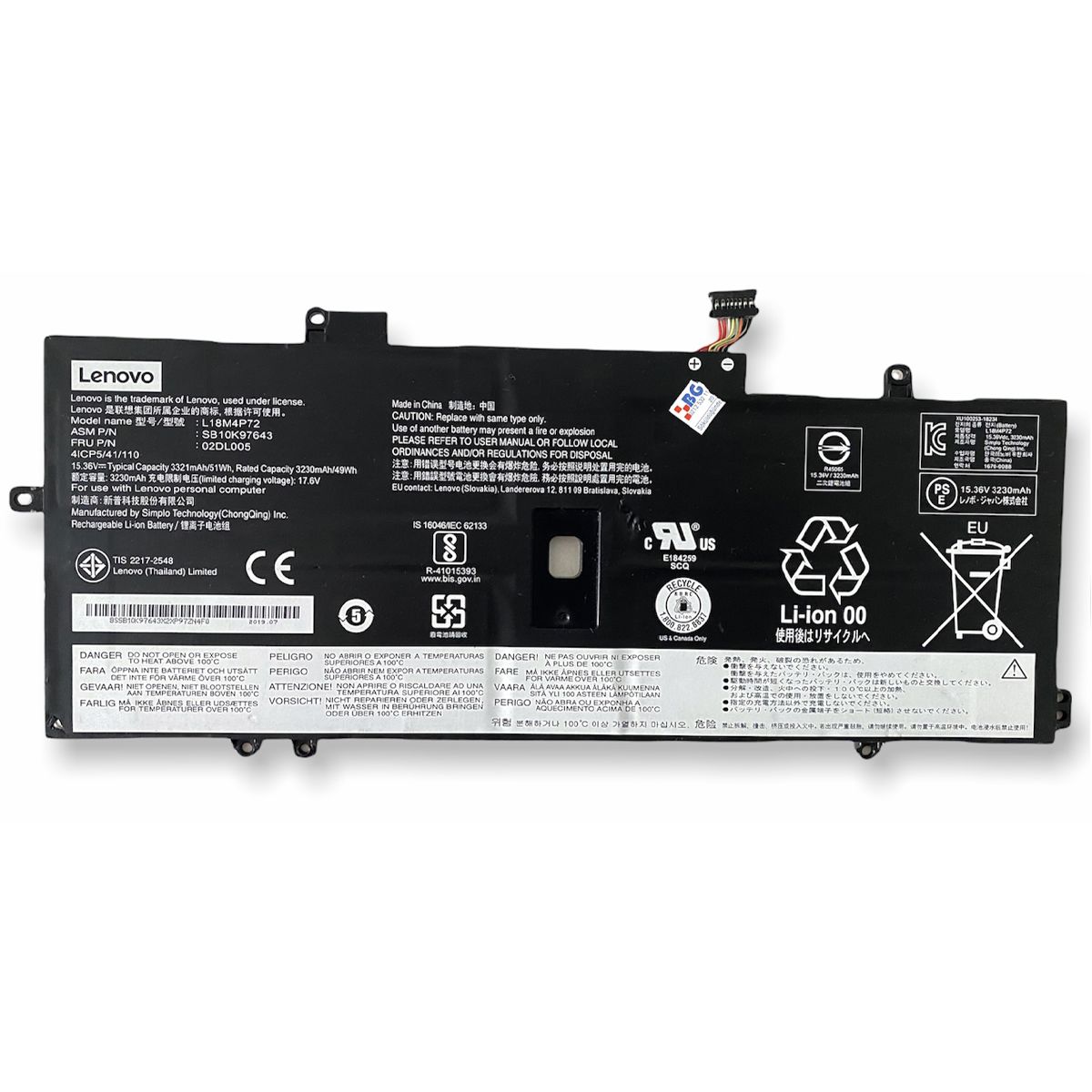 LENOVO 20U9, 20UA, 20UB, 20UC BATARYA PİL ORJİNAL BATTERY