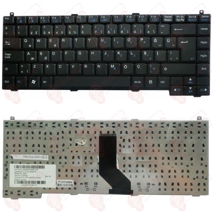 Lg MP-09M26TQ-5281, MP-09M26TQ-9201 Klavye Siyah TR