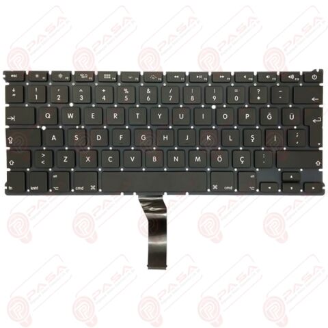 Apple MacBook Air 13″ 2011 EDU Klavye Tuş Takımı Tuş Seti Siyah Türkçe
