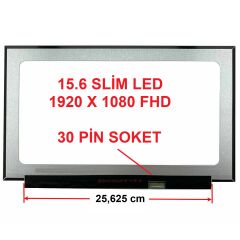 NV156FHM-N4S, NV156FHM-N4S V8.0, NV156FHM-N4S V8.1 Uyumlu Ekran 15.6 Slim Led 30Pin 1920 x 1080 FHD