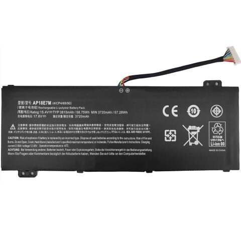 Nion Acer Aspire Nitro 5 AN515-54-54DN, AN515-54-54MF Uyumlu Batarya Pil