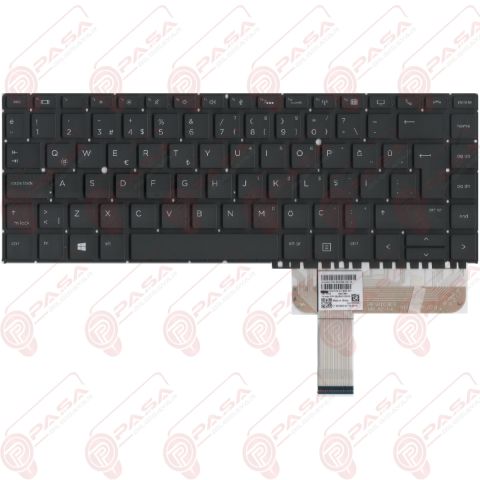 Hp L41040-001, L41040-141, L41041-001, L41041-141 Klavye Tuş Takımı Tuş Seti Led Işıklı Siyah Türkçe