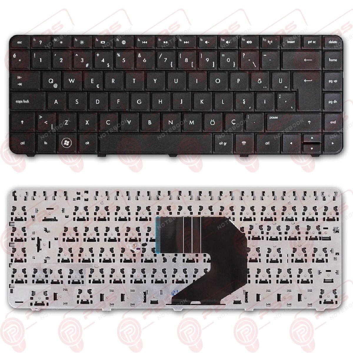 Hp 651083-001, 651083-141, 651763-001, 651763-141 Klavye Tuş Takımı Q ...