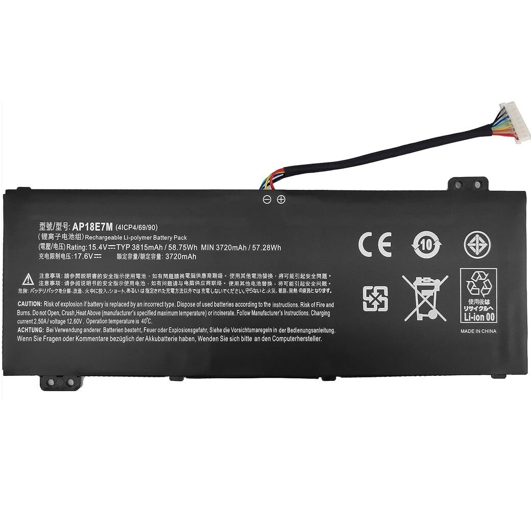 Nion Acer Aspire Nitro 5 AN517-51-719R, AN517-51-71HE Uyumlu Batarya Pil