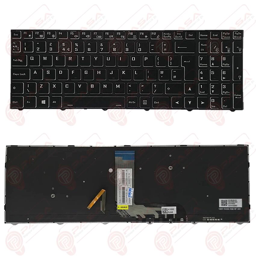 Monster Tulpar T5 V7.1 Klavye Tuş Takımı RGB Işıklı Siyah Türkçe