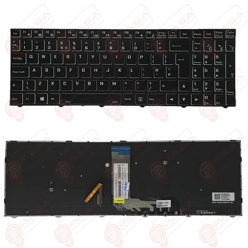 Monster Tulpar T5 V7.3 Klavye Tuş Takımı RGB Işıklı Siyah Türkçe