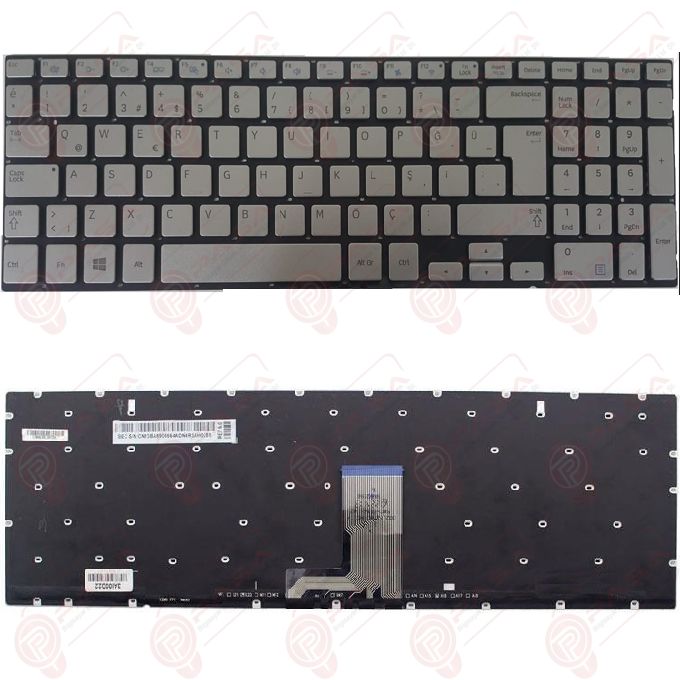 Samsung NP700Z5C-S01UB, NP700Z5C-S02UB, NP700Z5C-S04US Klavye Gri Tuş Takımı Tuş Seti Türkçe