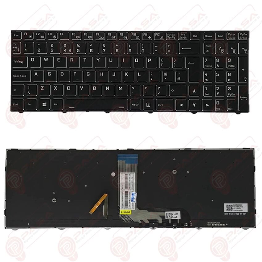 Monster Tulpar T7 V18.1 Klavye Tuş Takımı RGB Işıklı Siyah Türkçe