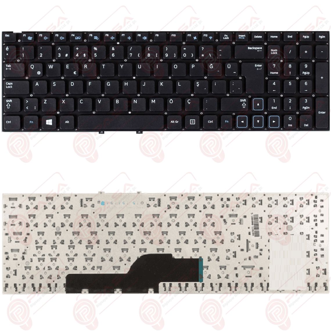 Samsung NP3530EA, NP3530EA-S04TR, NP3530EC Klavye Siyah TR