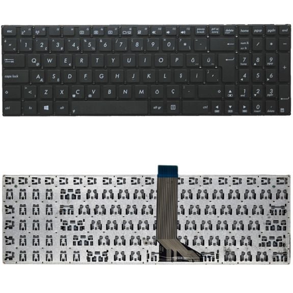 Asus X502CA-BCL0901D, X502CA-BI30705B Klavye Tuş Takımı Tuş Seti Siyah Türkçe