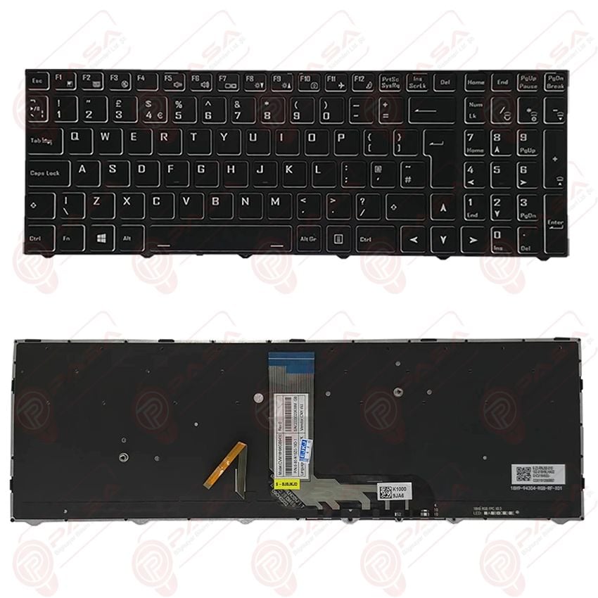 Monster Tulpar T7 V18.3.1 Klavye Tuş Takımı RGB Işıklı Siyah TR