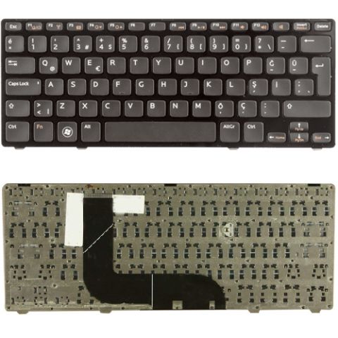 Dell 05FCV3, 5FCV3, 0KRPV5, KRPV5 Uyumlu Klavye Tuş Takımı Tuş Seti Türkçe Siyah