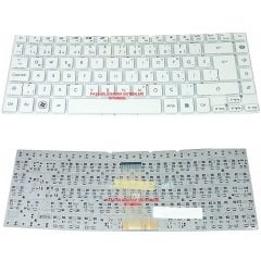Packard Bell NS44, NS44HR, NS44-HR Klavye Beyaz Tuş Takımı Tuş Seti Türkçe
