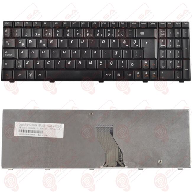 Lenovo 11S25009409, 11S25009410 Klavye Siyah TR