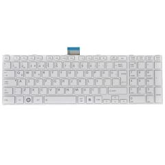 Toshiba Satellite C855-24E, C855-24F, C855-24J Klavye Beyaz Tuş Takımı Tuş Seti Çerçeveli Tip Türkçe