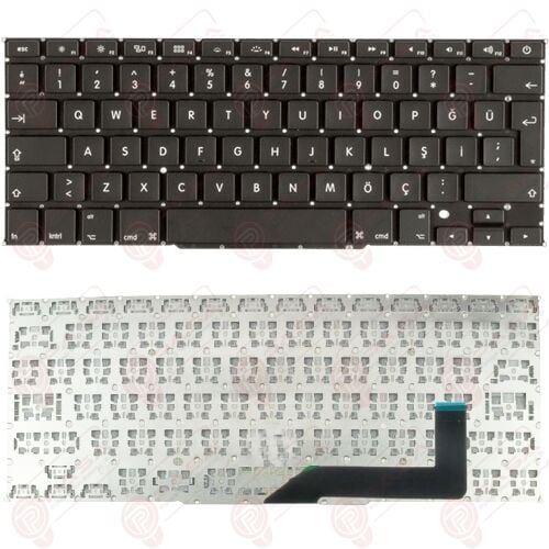 Apple MacBook Pro 15″ Retina Klavye Tuş Takımı Tuş Seti Siyah Türkçe