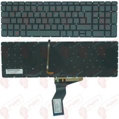 Hp Pavilion 17-AB, 17-G Klavye Tuş Takımı Kırmızı Tuş Siyah Renk TR Q