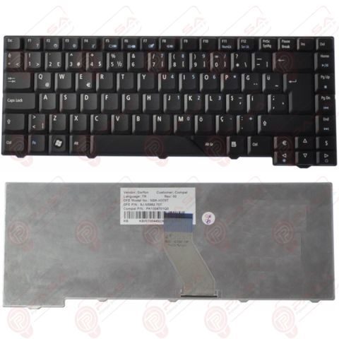 Acer Aspire 4930, 4930G, 4930Z, 4930ZG, 4935, 4935G, 4937, 4937G Klavye Tuş Takımı Tuş Seti Siyah Türkçe