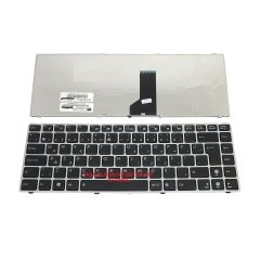 Asus K43SM, K43SV, K43T, K43TA, K43TK, K43U Klavye Tuş Takımı Tuş Seti Gri Türkçe