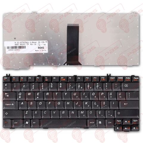 Lenovo 25-007805 Klavye Tuş Takımı Q Siyah Renk Türkçe Keyboard
