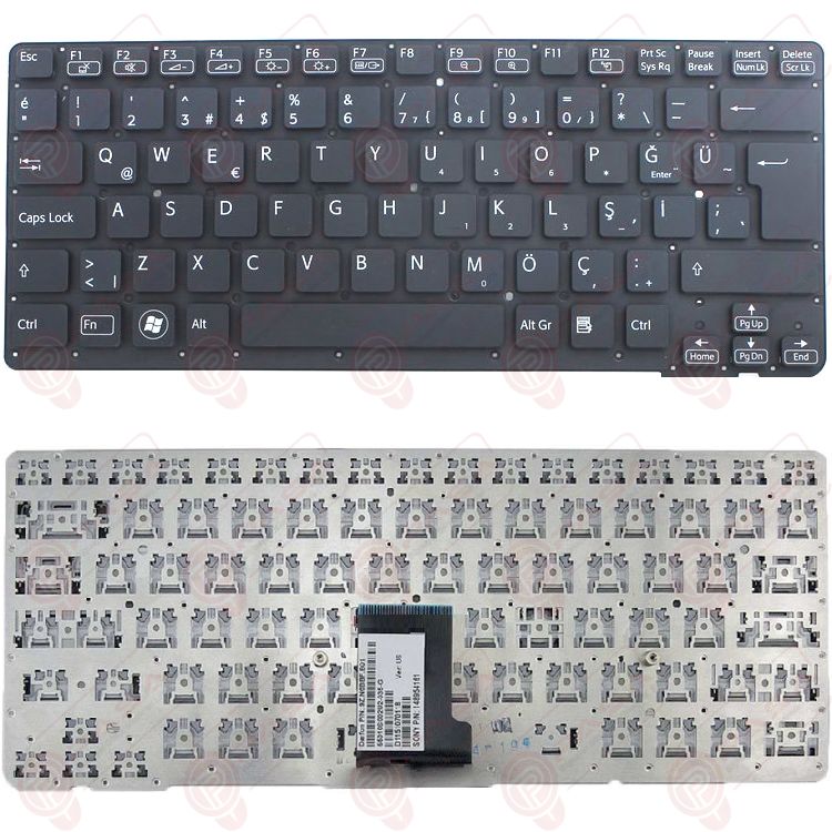 Sony 148953861, 148953961, 148959271 Klavye Siyah TR