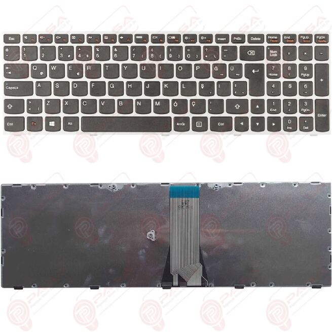 Lenovo Flex 2-15D, 215D Klavye Tuş Takımı Tuş Seti Gri TR