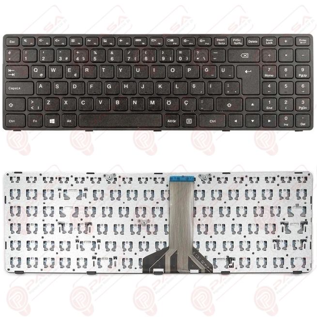 Lenovo 5N20K25430, L80QQ, SN20J78624, SN20J78609 Klavye Siyah TR