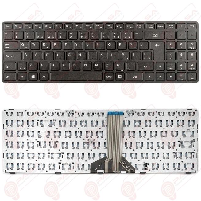 Lenovo PK1310E1A13, PK1310E2A13, 6385H-TR Klavye Siyah TR
