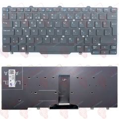 Dell Latitude E5480, E5490 Klavye VER.1 Foto Kontrol Ediniz Tuş Takımı Tuş Seti Siyah TR